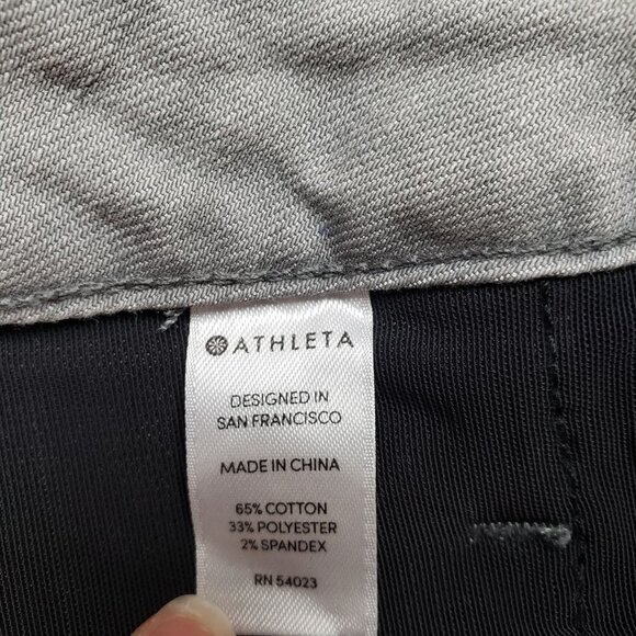 Athleta Sculptek Skinny Jeans Womens 4 Gray Mid Rise - Picture 6 of 8